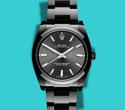 Rolex Oyster Perpetual Black.