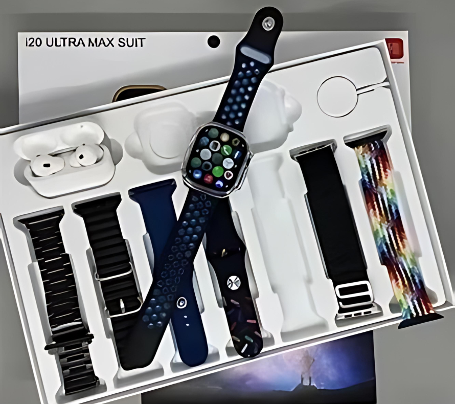 i20 MAX SUIT Smartwatch: Your Ultimate 10-in-1 Companion.