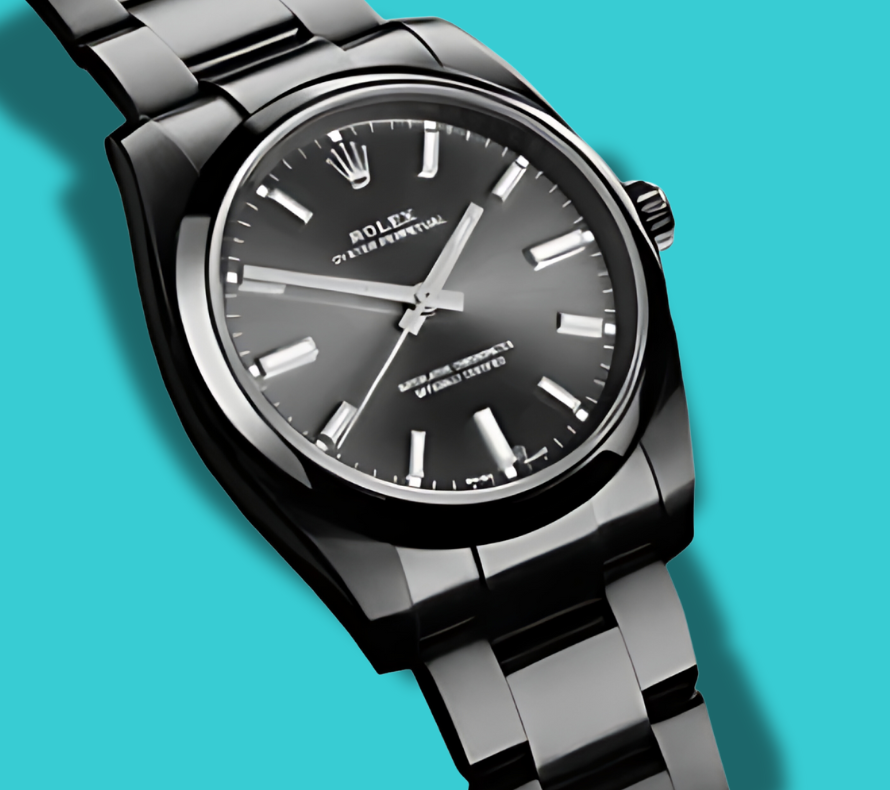 Rolex Oyster Perpetual Black.