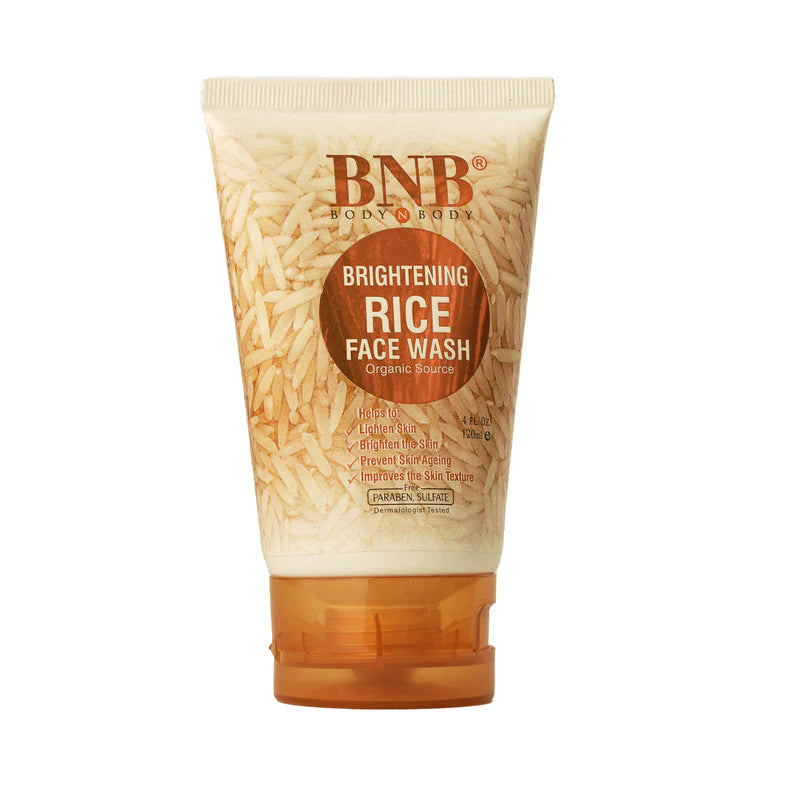 BNB RICE EXTRACT FACEWASH.