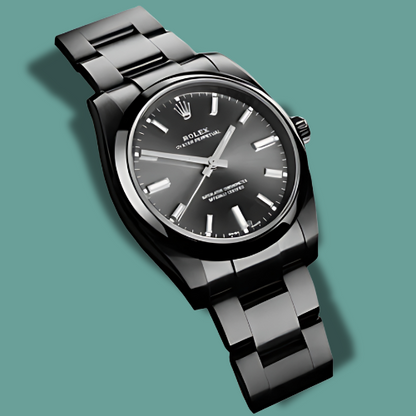 Rolex Oyster Perpetual Black.