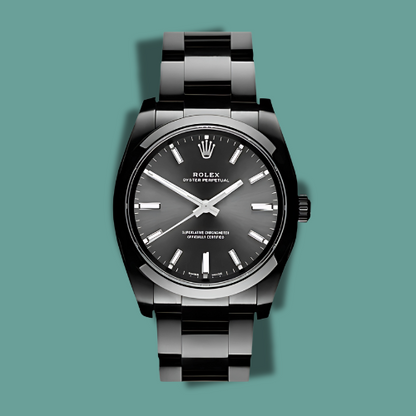 Rolex Oyster Perpetual Black.